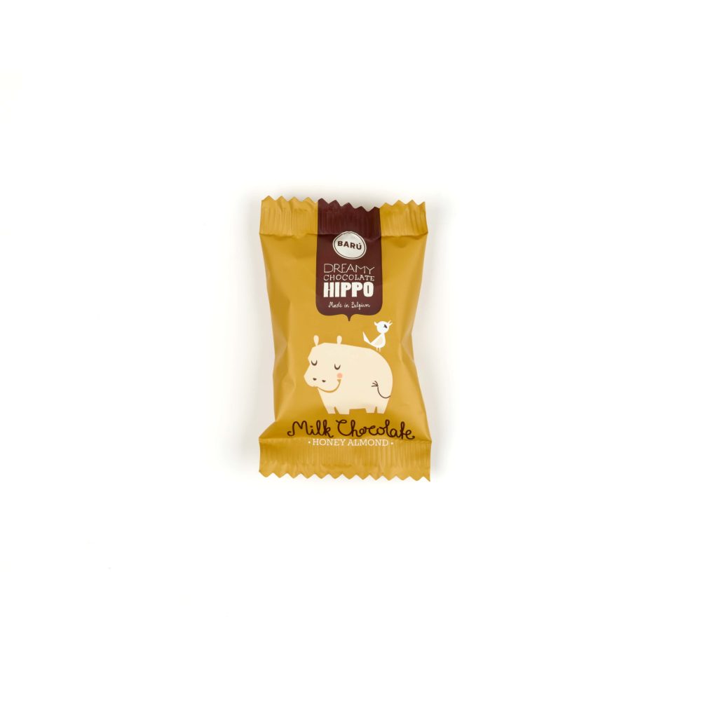 Barú Milk Chocolate Dreamy Chocolate Hippos with Honey Almond World