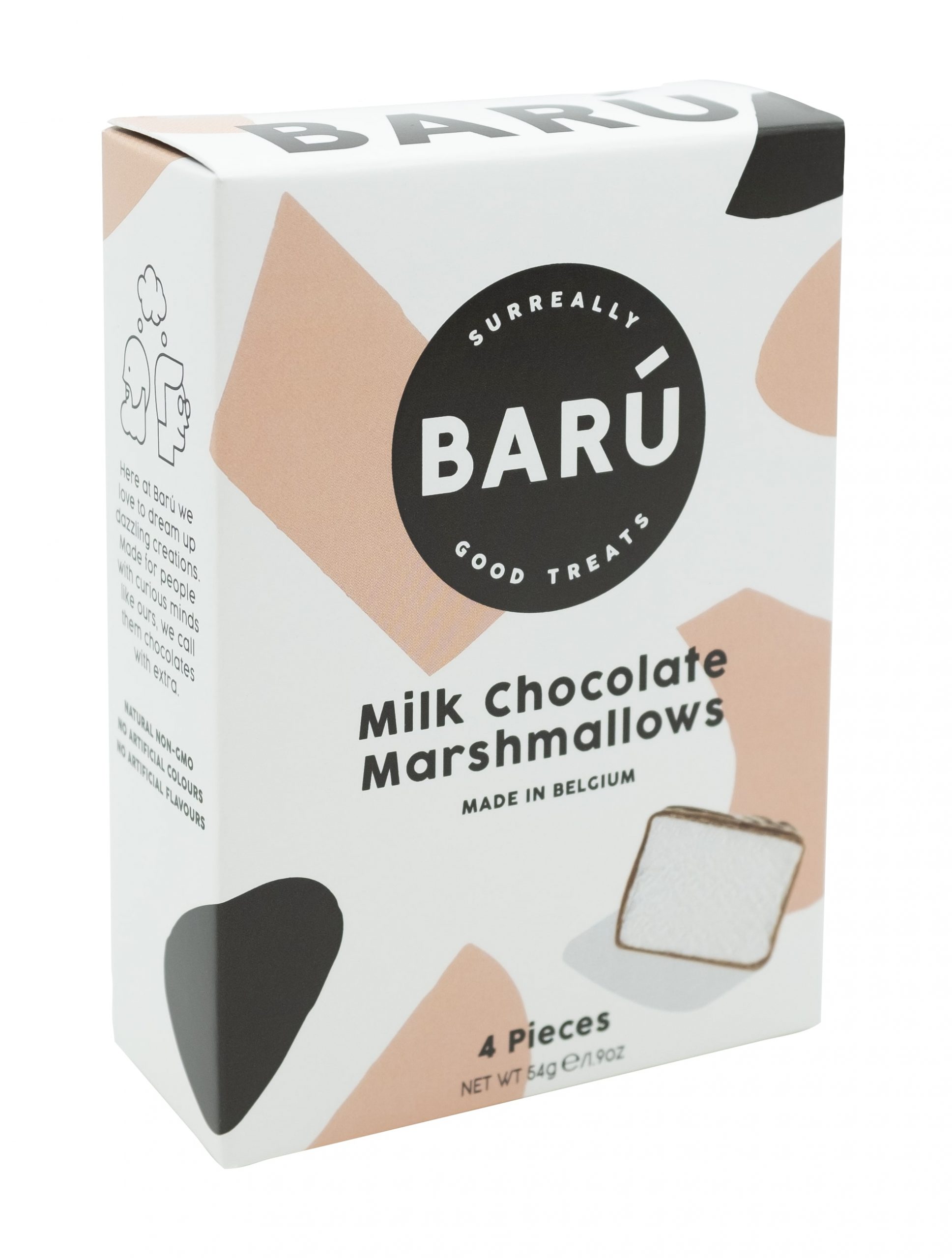 Barú 4-Piece Milk Chocolate Covered Marshmallows 2