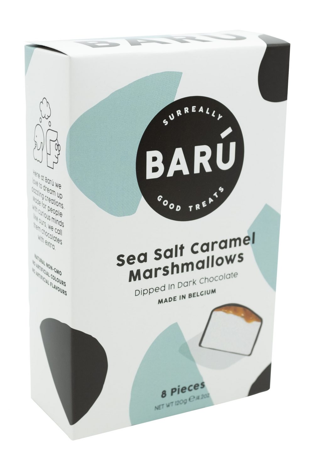 Barú 8-Piece Dark Chocolate Covered Marshmallows with Sea Salt Caramel 2