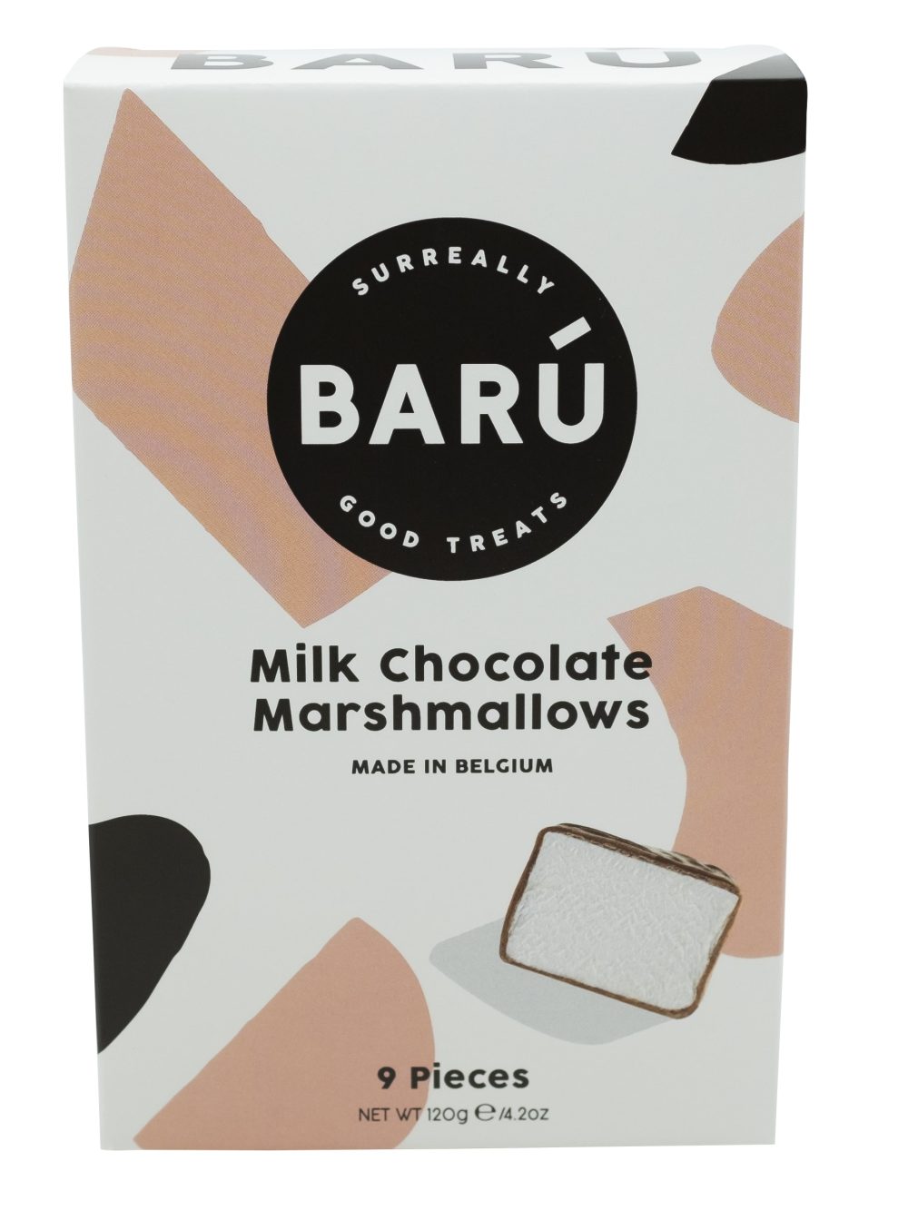 Barú 9-Piece Milk Chocolate Covered Marshmallows