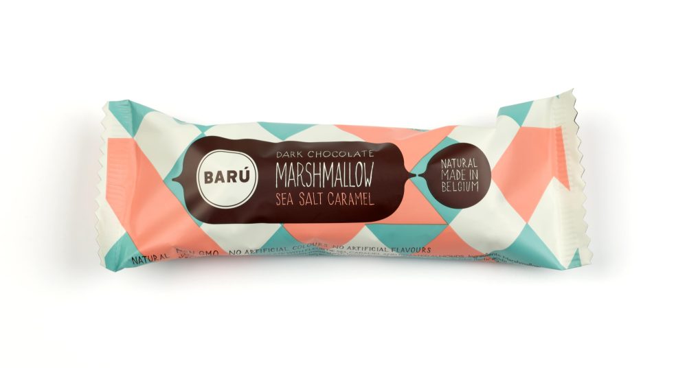 Barú Dark Chocolate Covered Marshmallow Bar with Sea Salt Caramel