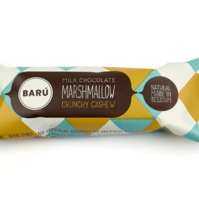 Barú Milk Chocolate Covered Marshmallow Bar with Crunchy Cashew