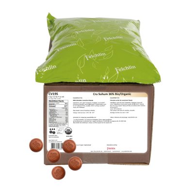 Felchlin Suhum Ghana Organic 36% Milk Couverture Chocolate-min