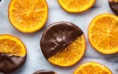 Valrhona Chocolate Covered Candied Oranges
