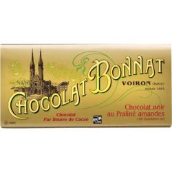 Chocolat Bonnat Dark Chocolate Bar with Almond Praline