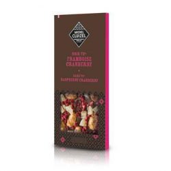 Michel Cluizel Framboise Cranberry 72% Dark Chocolate Bar with Fruits & Nuts