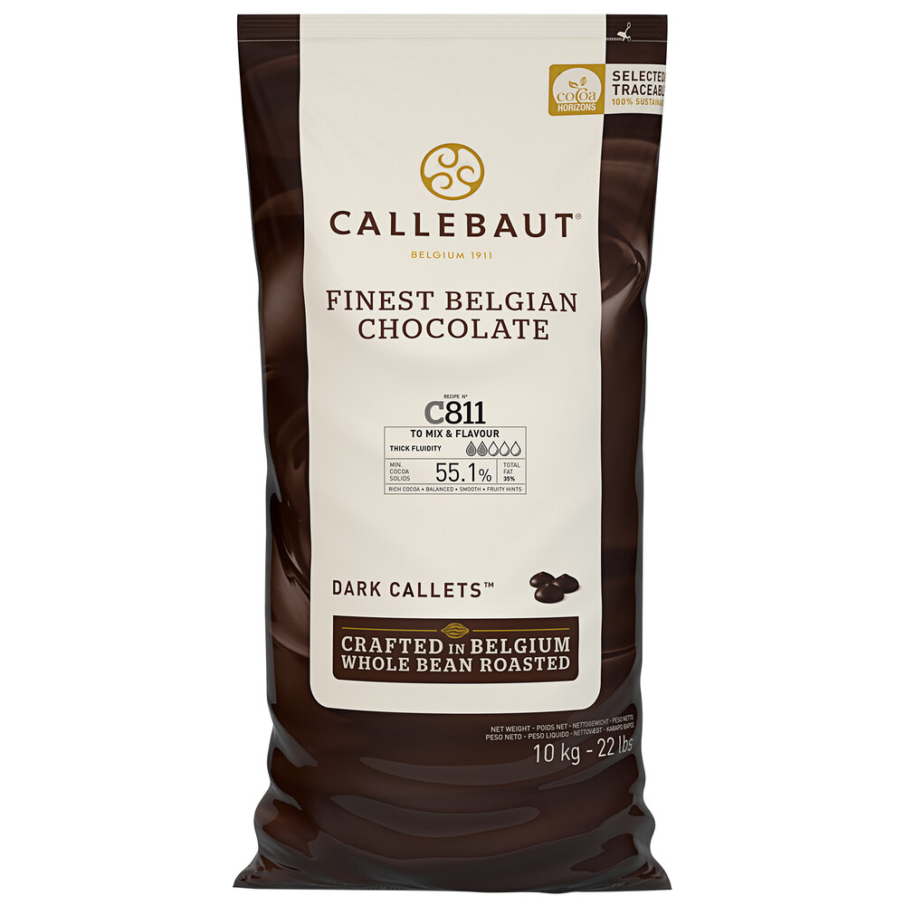 Callebaut C811 53.1% Dark Couverture Chocolate Baking