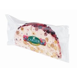 Carlier Nougat Cake Slice with Berries-min