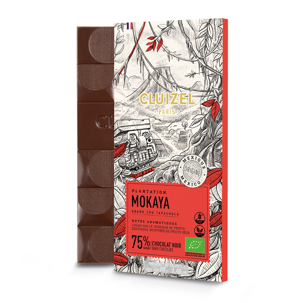Michel Cluizel Mokaya Mexico Organic 75% Dark Chocolate Bar