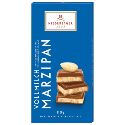 Niederegger Milk Chocolate Bar with Marzipan Filling