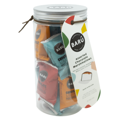 Barú 15-Piece Assorted Chocolate Covered Marshmallow Gift Jar