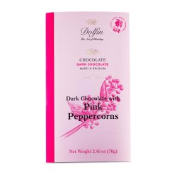 Dolfin 60% Dark Chocolate Bar with Pink Peppercorns-min