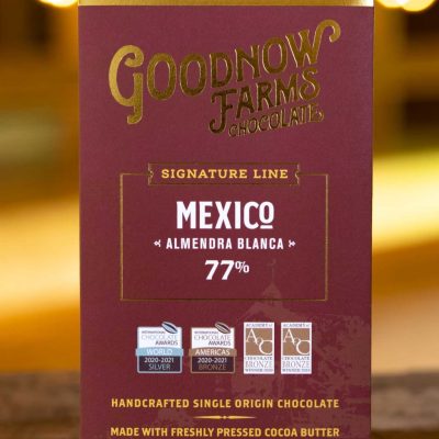 Goodnow Farms Almedra Blanca Mexico 77% Dark Chocolate Bar