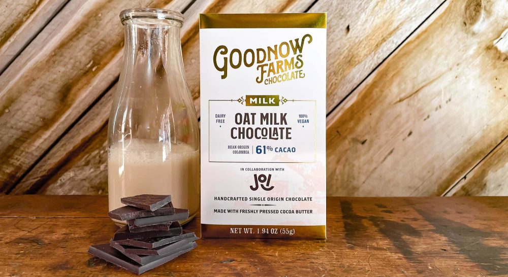 Goodnow Farms Colombia 61% Oat Milk Chocolate Bar Lifestyle