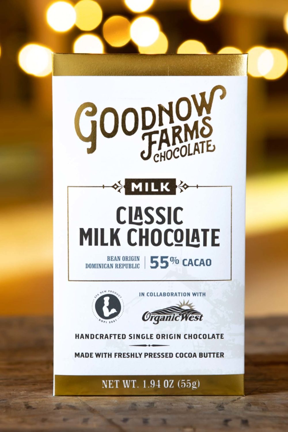 Goodnow Farms Dominican Republic 55% Classic Milk Chocolate Bar