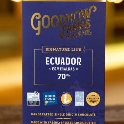 Goodnow Farms Esmeraldas Ecuador 70% Dark Chocolate Bar