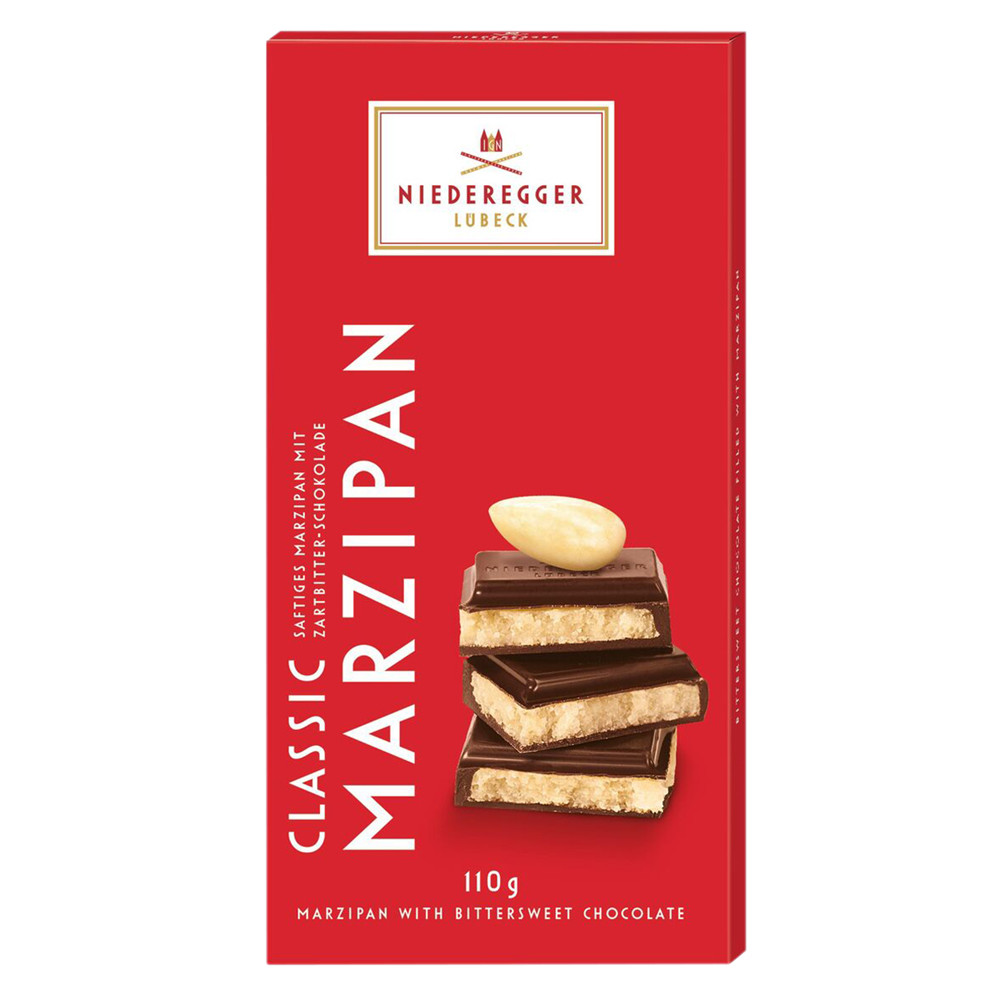 Niederegger Dark Chocolate Bar with Marzipan Filling