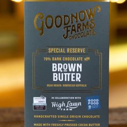 Goodnow Farms Special Reserve Dominican Republic 70% Dark Chocolate Bar with Brown Butter