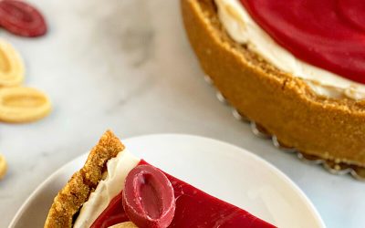 Valrhona No-Bake Passion Fruit Inspiration Cheesecake