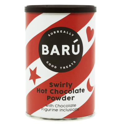 Barú Swirly Hot Chocolate Powder with Chocolate Figurines