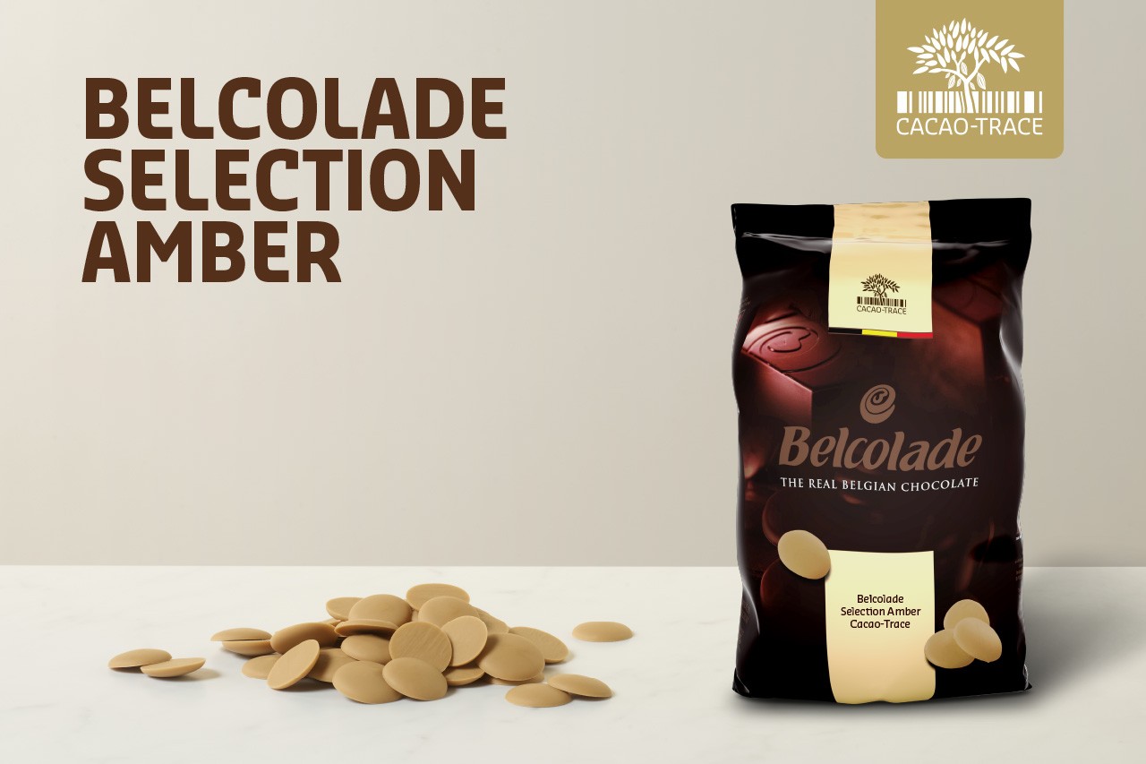 Belcolade Amber 32% Caramelized White Couverture Chocolate Discs 2