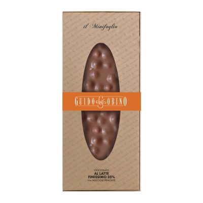 Guido Gobino Minifoglio Al Latte Finissimo 35% Milk Chocolate with Piedmont Hazelnuts-min