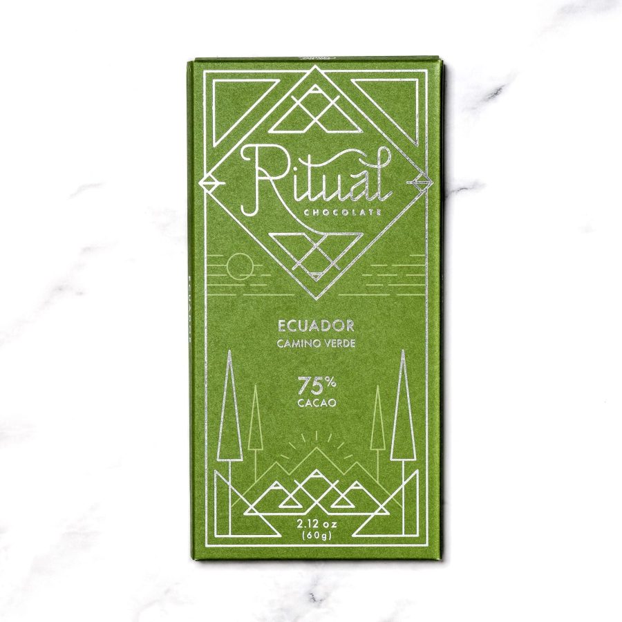 Ritual Camino Verde Ecuador 75% Dark Chocolate Bar-min