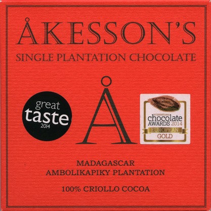 Akesson's Ambolikapiky Plantation Madagascar 100% Criollo Dark Chocolate Bar Akesson's Ambolikapiky Plantation Madagascar 100% Criollo Dark Chocolate Bar