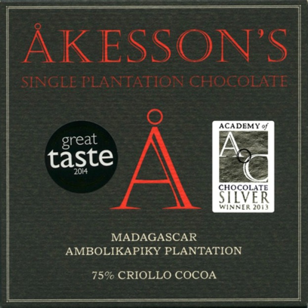 Akesson's Ambolikapiky Plantation Madagascar 75% Criollo Dark Chocolate Bar Akesson's Ambolikapiky Plantation Madagascar 75% Criollo Dark Chocolate Bar