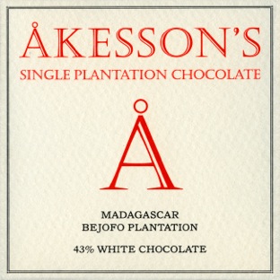 Akesson's Bejofo Estate Madagascar 43% White Chocolate Bar
