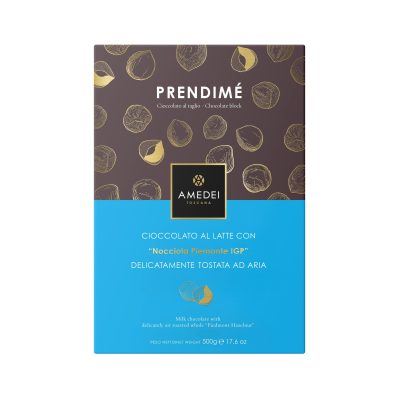 Amedei Prendime Toscano Brown 32% Milk Chocolate with Piedmont Hazelnuts