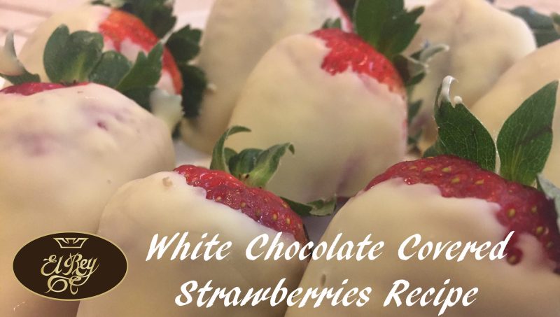 El Rey White Chocolate Covered Strawberries