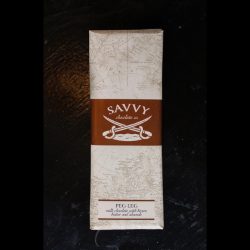 Savvy Chocolate Co. Peg Leg Milk Chocolate with Brown Butter & Almonds