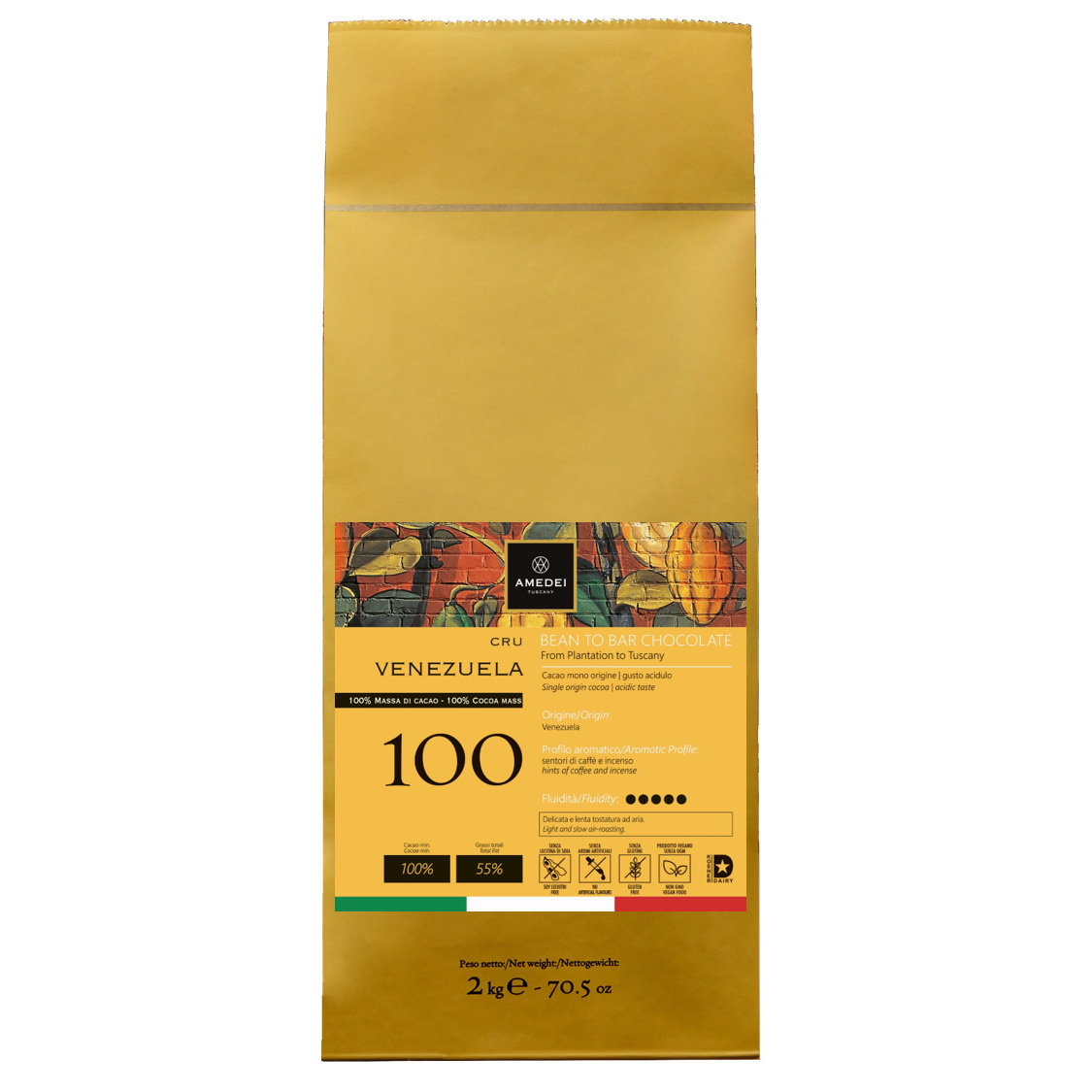Amedei Venezuela 100% Cocoa Mass Drops