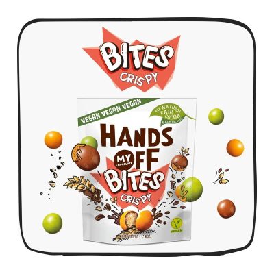 Hands Off My Chocolate Chocolate Covered Crispy Vegan Bites