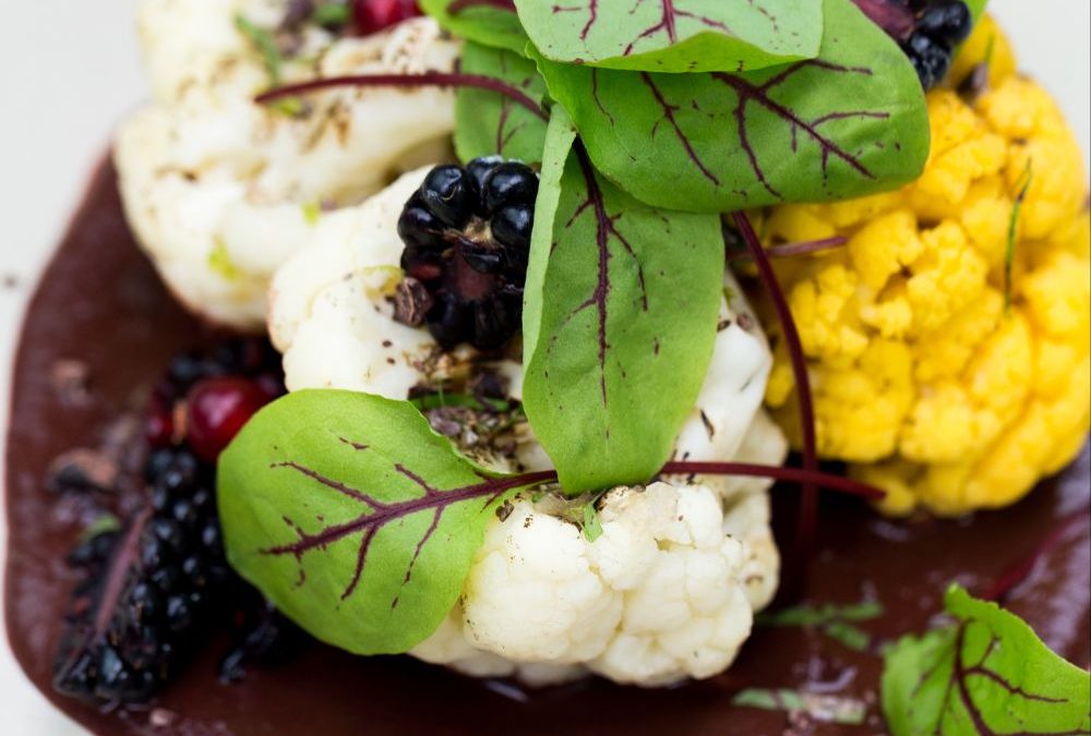 deZaan Crimson Red Mole with Roasted Cauliflower