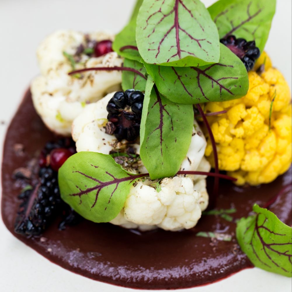 deZaan Crimson Red Mole with Roasted Cauliflower