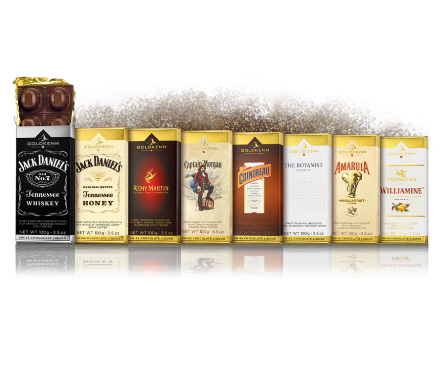 BuildYourOwn Goldkenn® Swiss LiquorFilled Chocolate Flight World