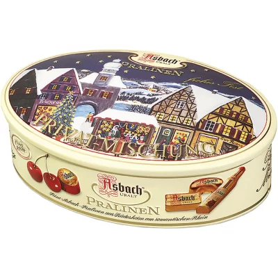 Asbach® Assorted Brandy Chocolates in Holiday Gift Tin
