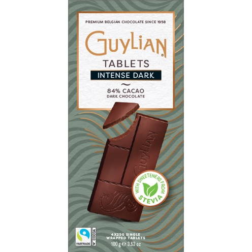 Guyian 84% Dark Chocolate Bar Sweetened with Stevia