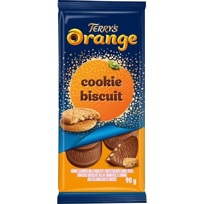 Terry's Milk Chocolate Orange Bar with Cookie Biscuit