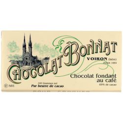 Chocolat Bonnat Fondant au Cafe 65% Dark Chocolate Bar with Coffee