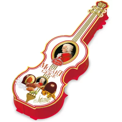 Reber Mozart Geige Kugeln Violin Gift Box