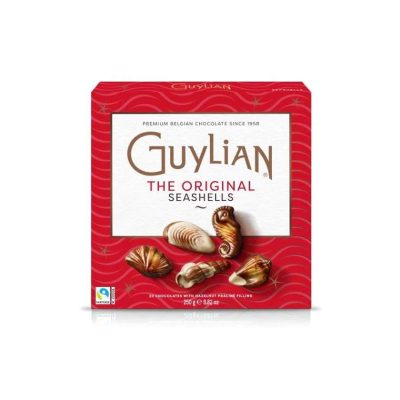 Guylian 22-Piece Chocolate Seashells Original Praliné in Red Gift Box