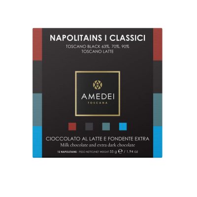 Amedei I Classici 12-Piece Assorted Toscano Napolitains Box